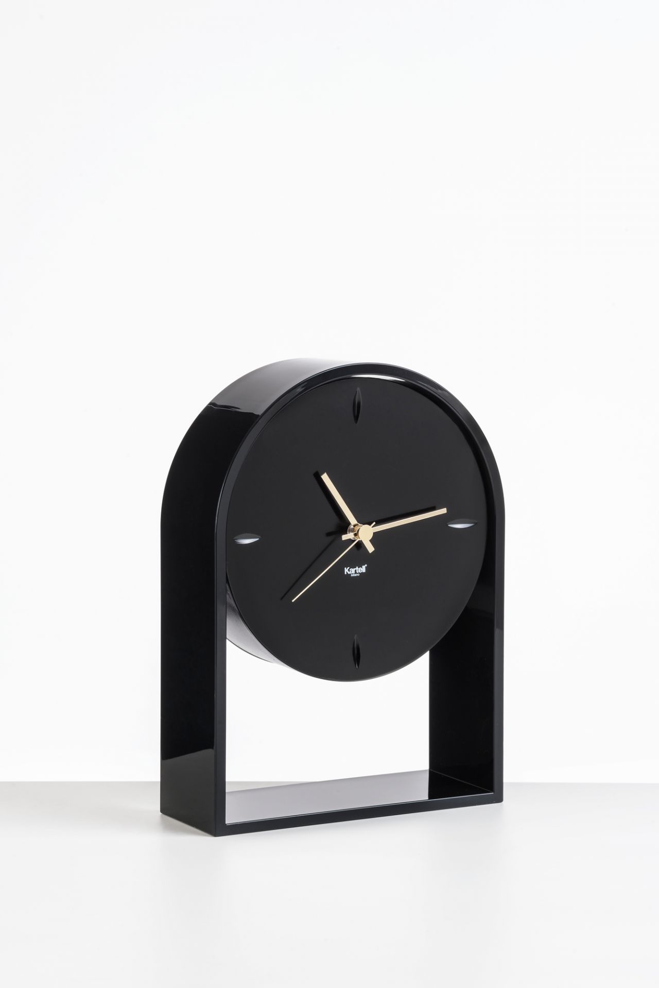Air du Temps Tischuhr Kartell Schwarz