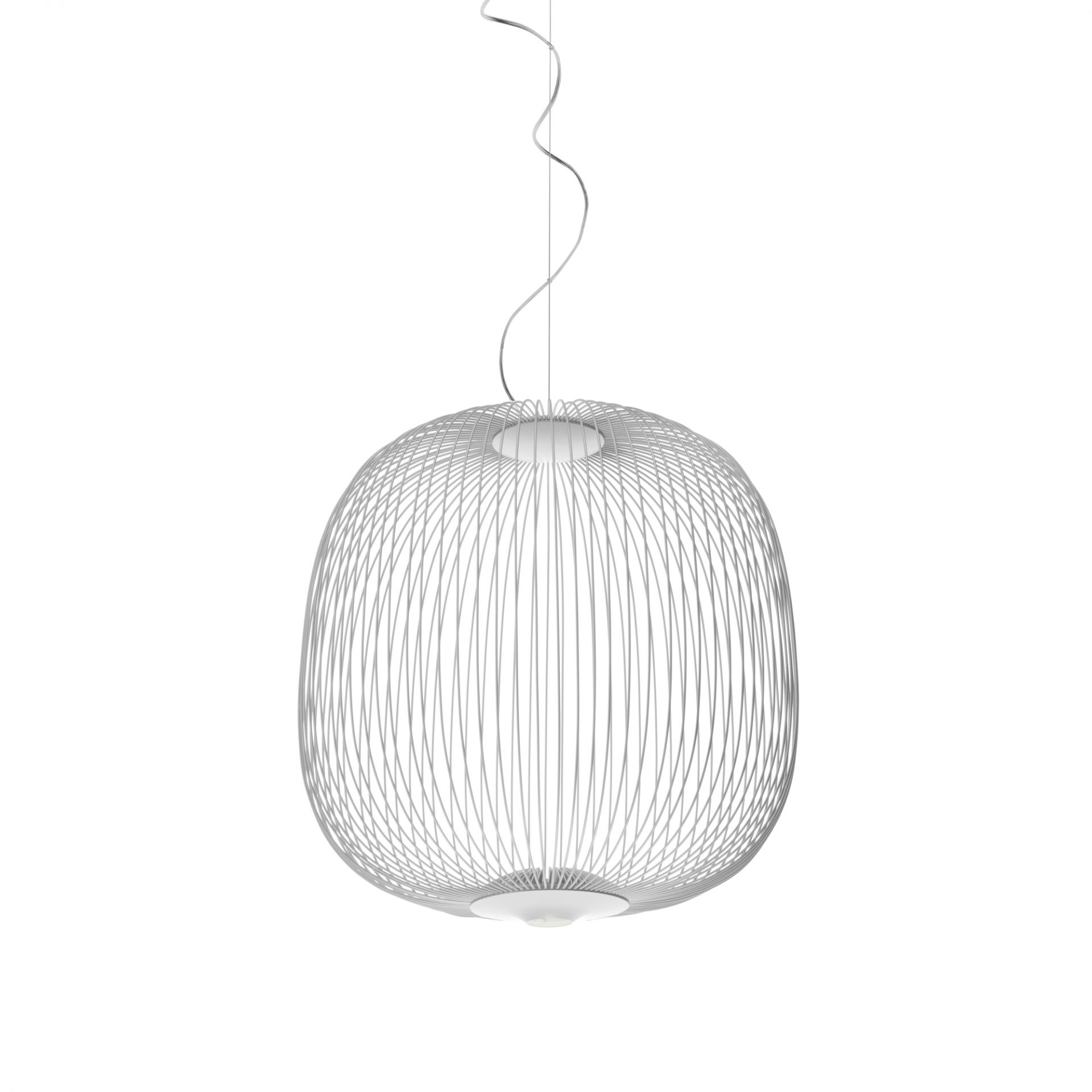 Spokes 2 LED Pendelleuchte Foscarini Weiss