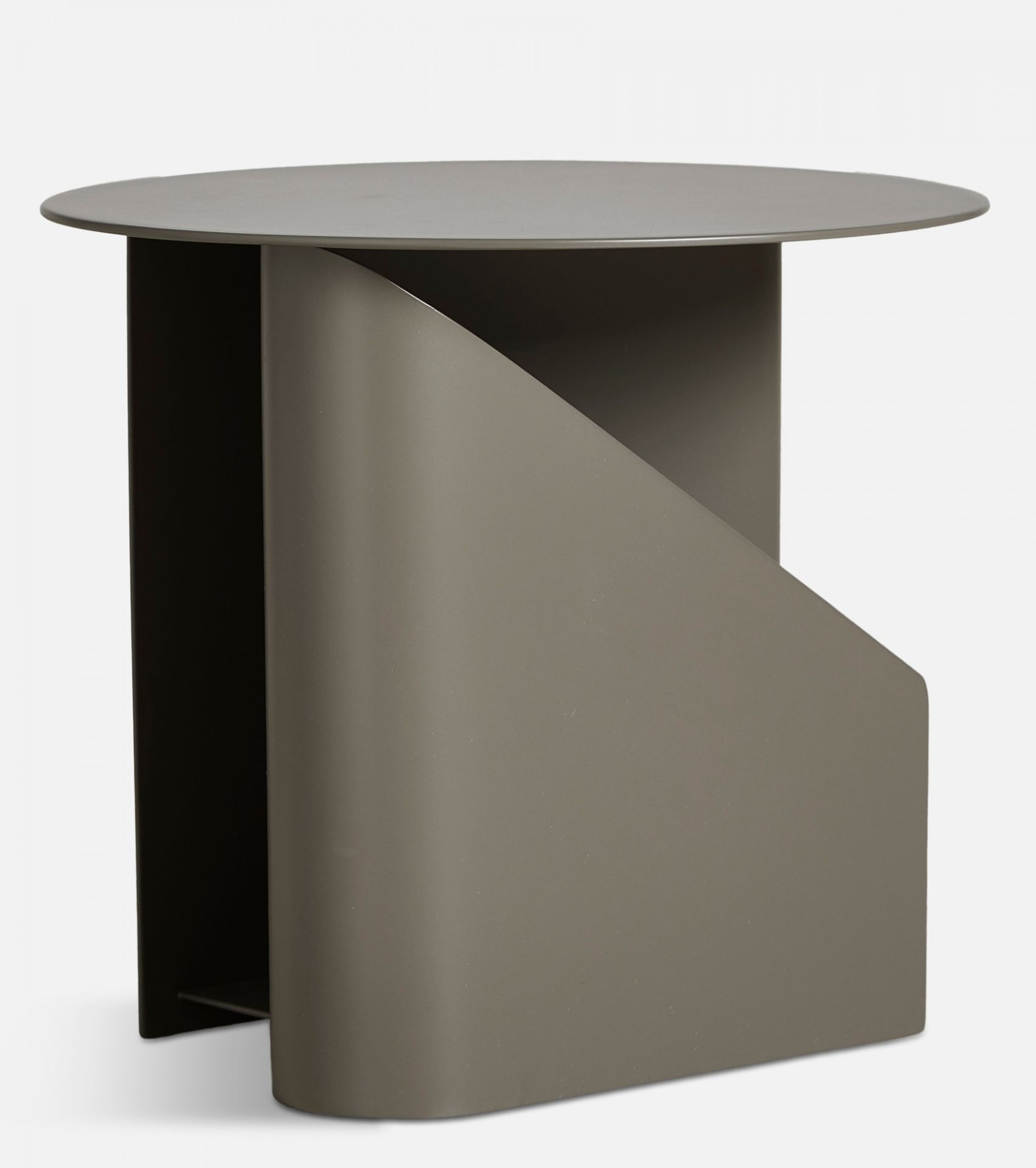 Sentrum Side Table Beistelltisch Taupe Woud Sentrum Side Table Beistelltisch Taupe Woud