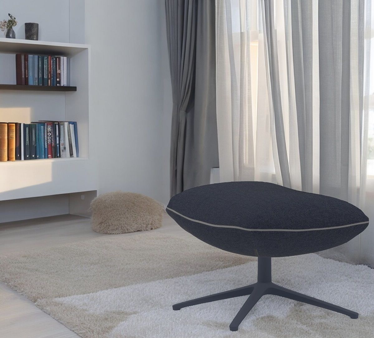 Jalis Lounge Hocker 4-Fuß Gestell Cor