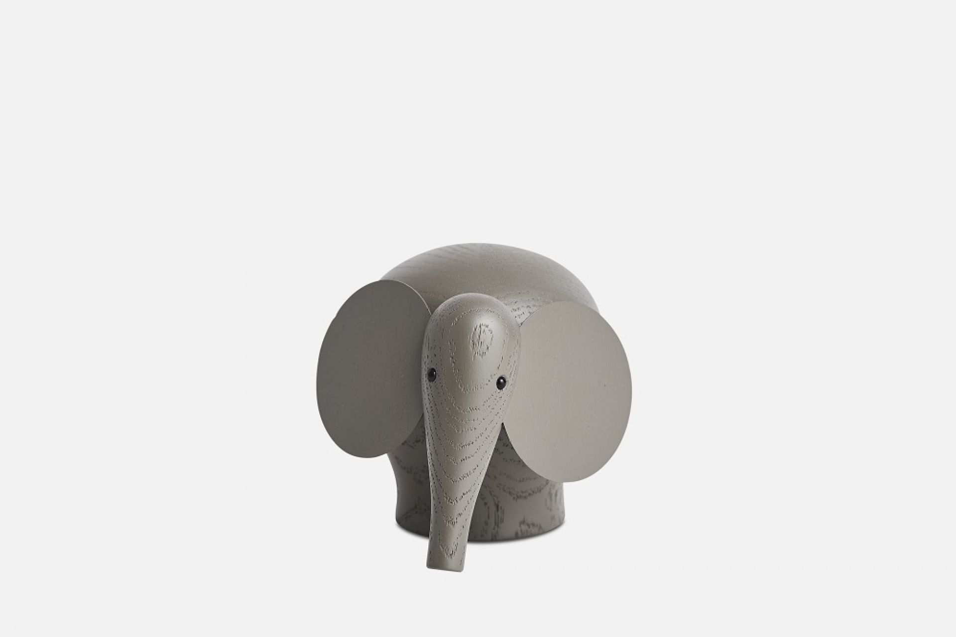 Nunu Elephant Holzelefant Taupe Woud EINZELSTÜCK