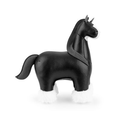 Briefbeschwerer Pferd Shire schwarz/dunkelgrau Züny