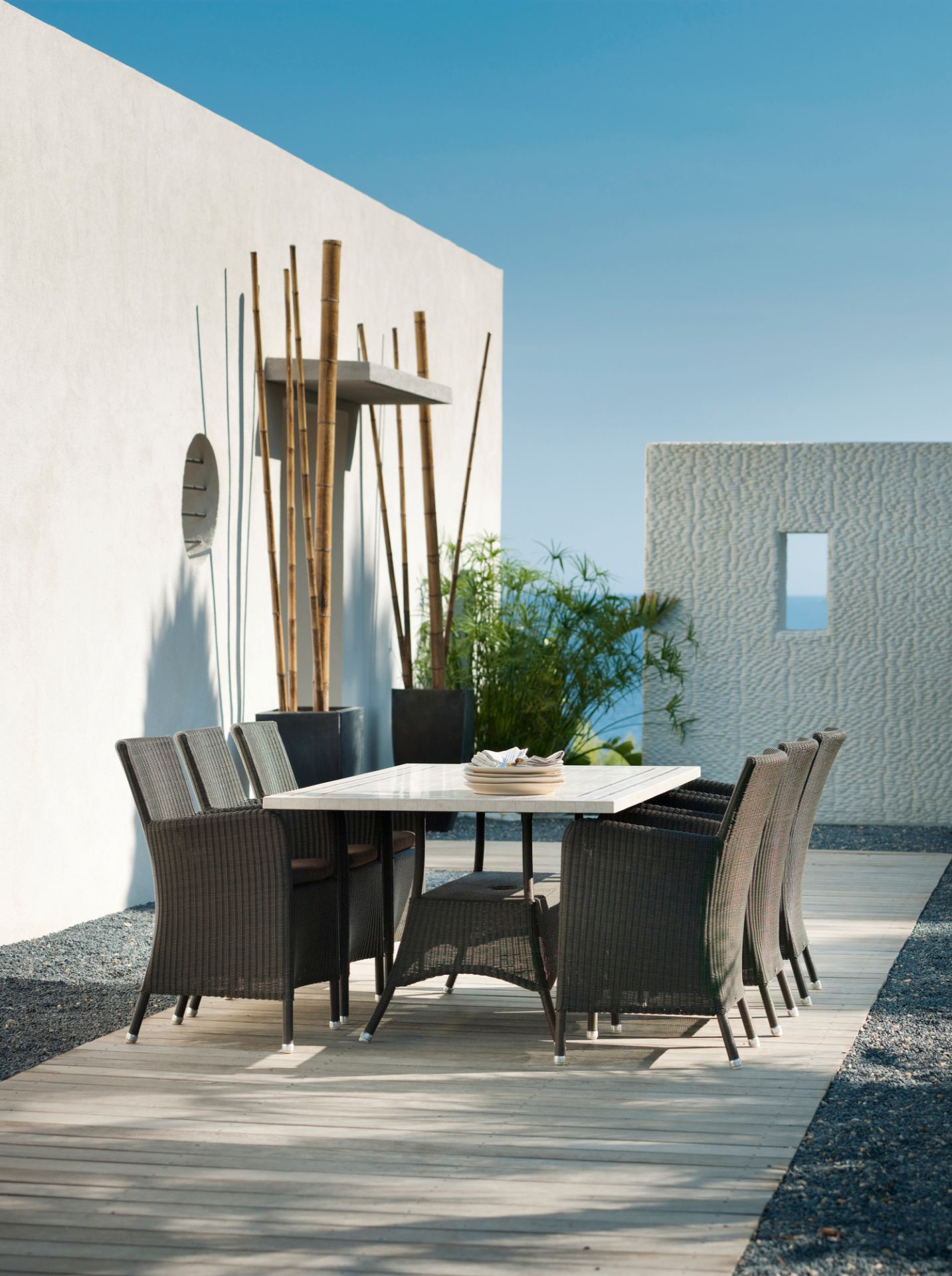 Hampsted Outdoor Sessel schwarz Cane-Line