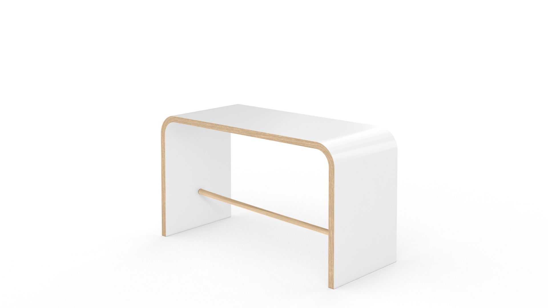 Sit Hocker weiß Tojo
