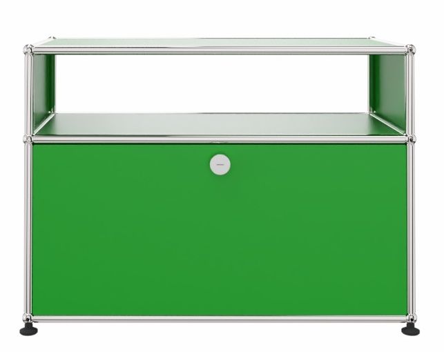 USM Haller Beistellmöbel mit 1 Schublade grün