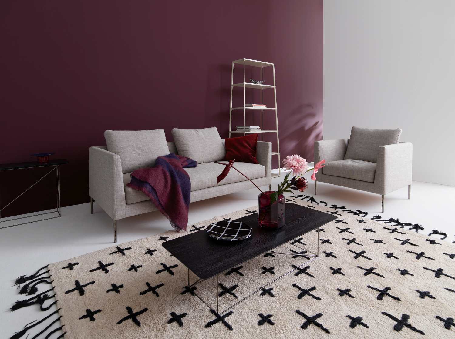 Pilotis Sofa ohne Rückenkissen Cor