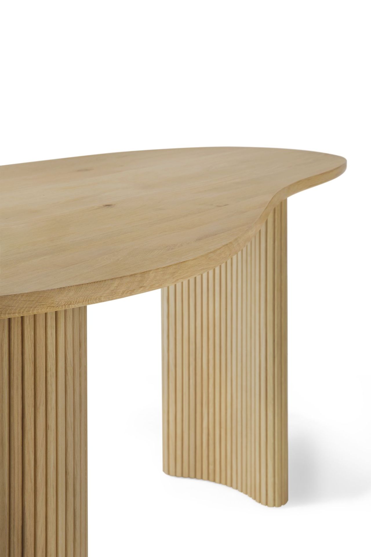 Boomerang Schreibtisch  - lackierte Eiche Ethnicraft