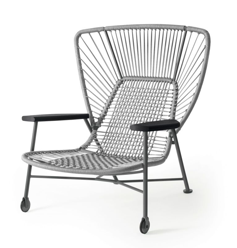 Shinzo Hybrid Lounge Chair Indoor / Outdoor Sessel Walter Knoll