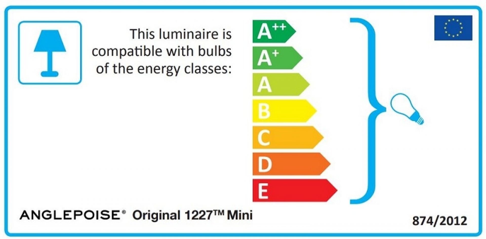 Original 1227 Mini Wall Light Wandleuchte Anglepoise 