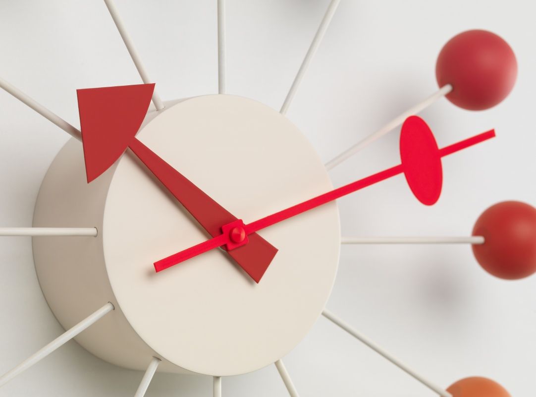 Ball Clock Wanduhr Sunset Vitra LIMITED EDITION 