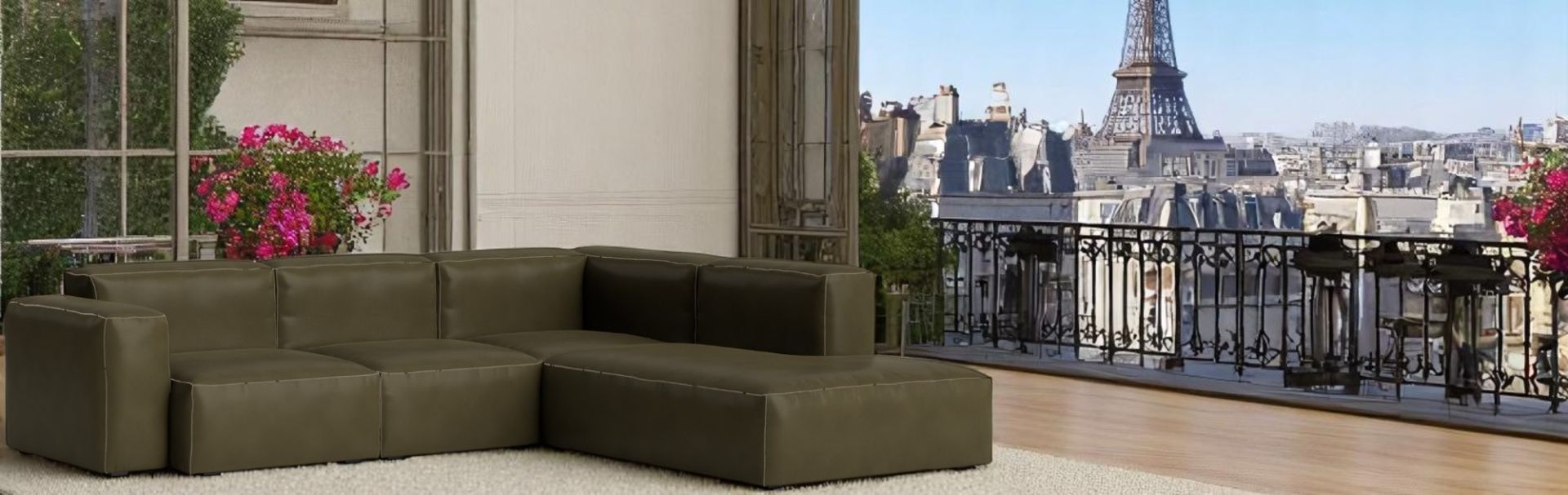 Mags Soft Sofa Corner Combination 2 low Armrest rechts Hay