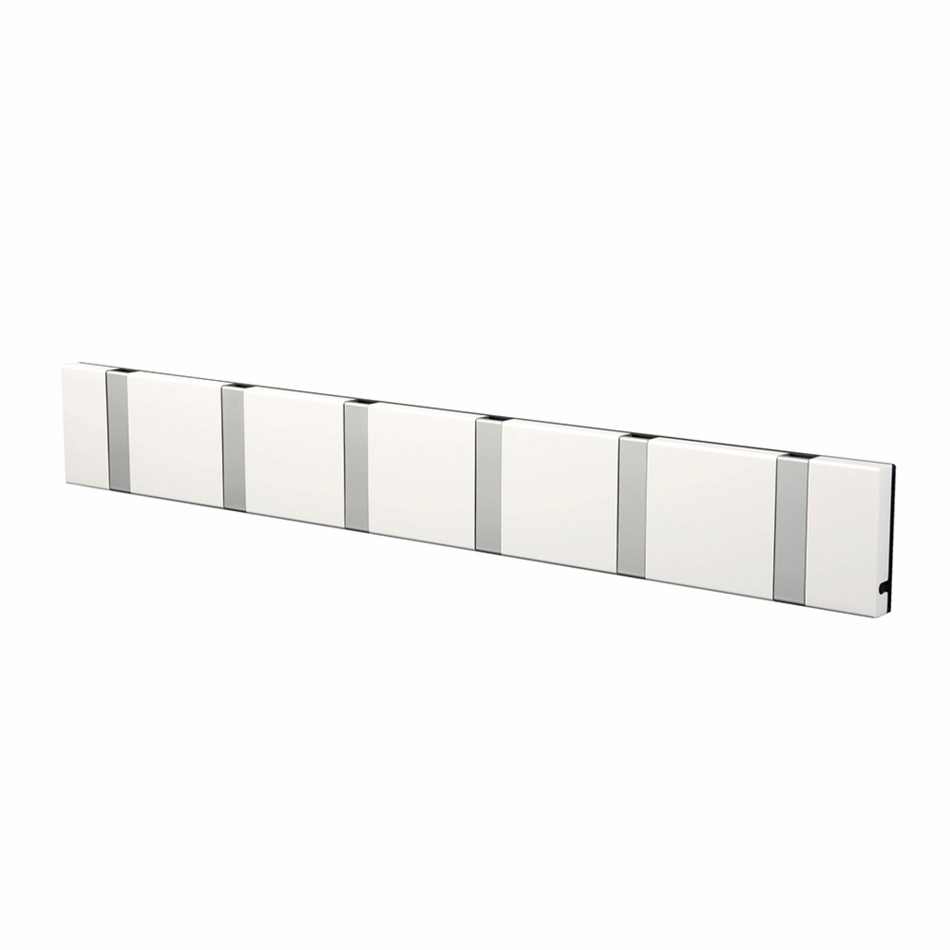 Knax Wandgarderobe waagrecht 6 Haken WEISS Loca EINZELSTÜCK 