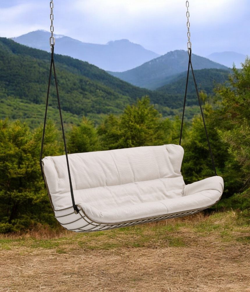 Leyasol Wingback Couch Swing Seat Indoor / Outdoor Swing Sofa Freifrau Manufaktur  