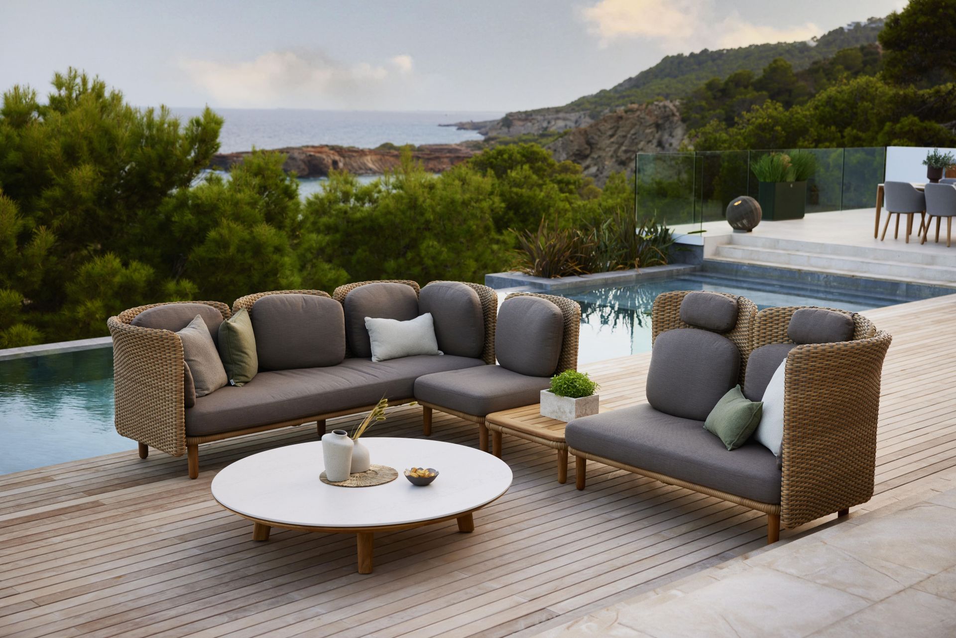 Arch Outdoor Sofa Modul Cane-Line
