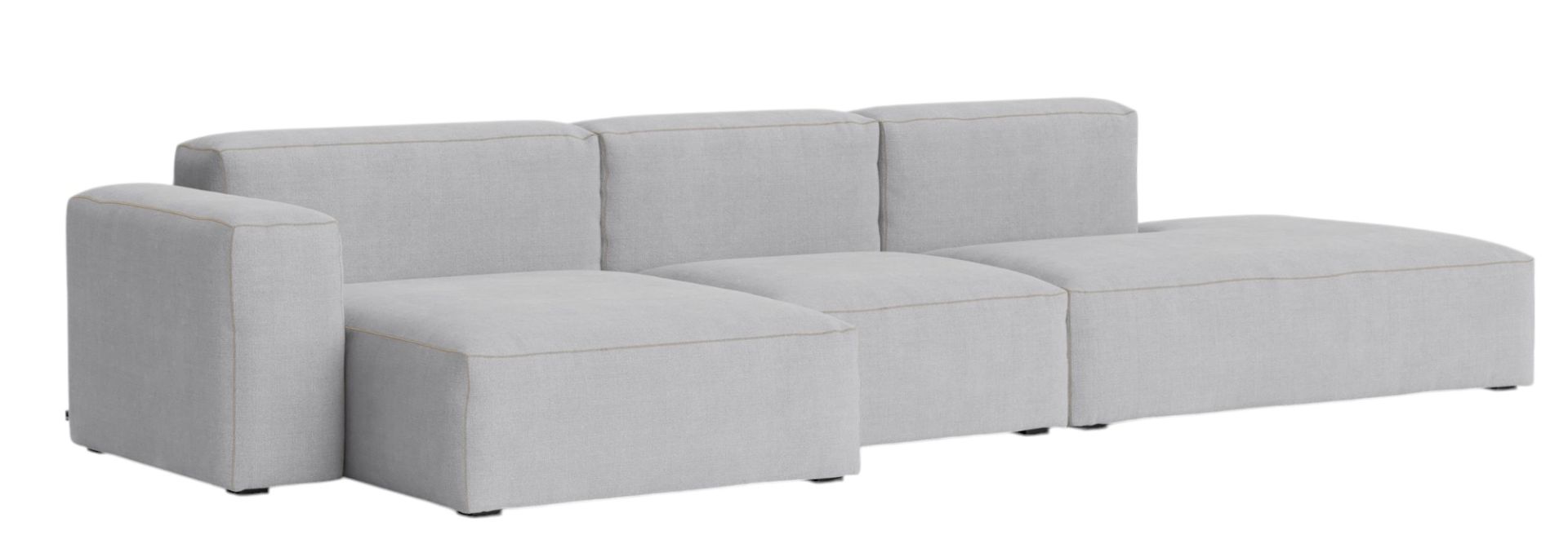 Mags Soft Sofa 3-Sitzer Combination 4 Low Armrest Armlehne links Hay