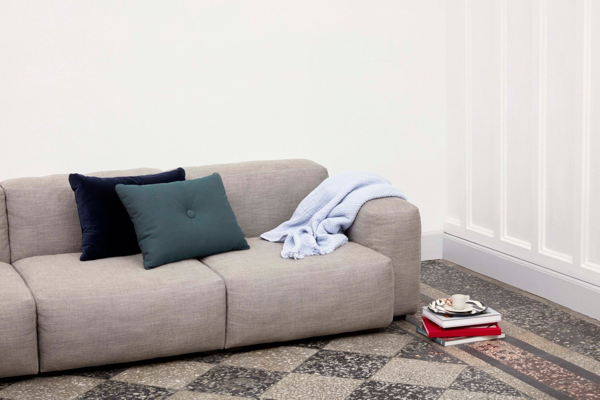 Mags Soft Sofa 3-Sitzer Combination 1 Niedrige Armlehne Hay