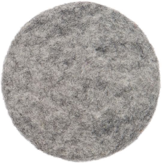 Mono Rund Filzteppich Ø 160 cm myfelt Carl (grau meliert)