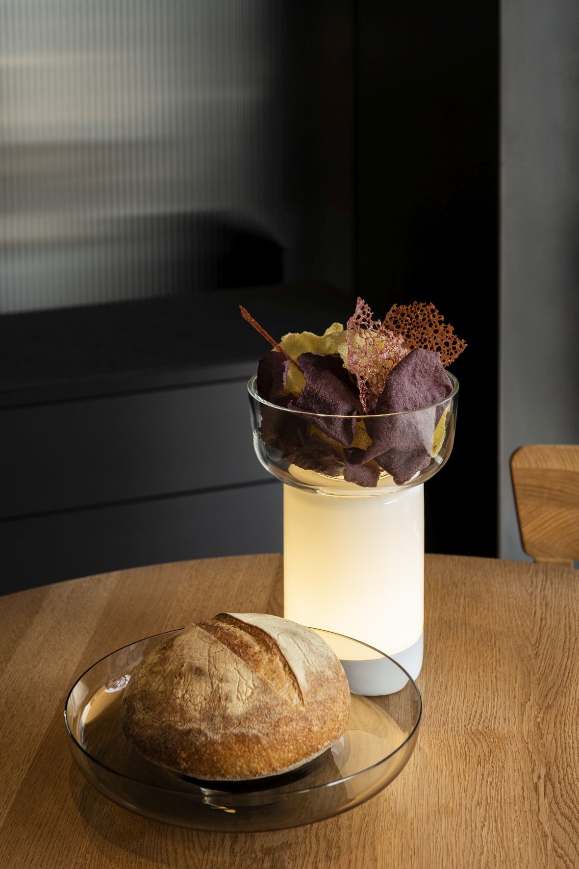 Bontà Akkuleuchte Körper mit Schale Artemide