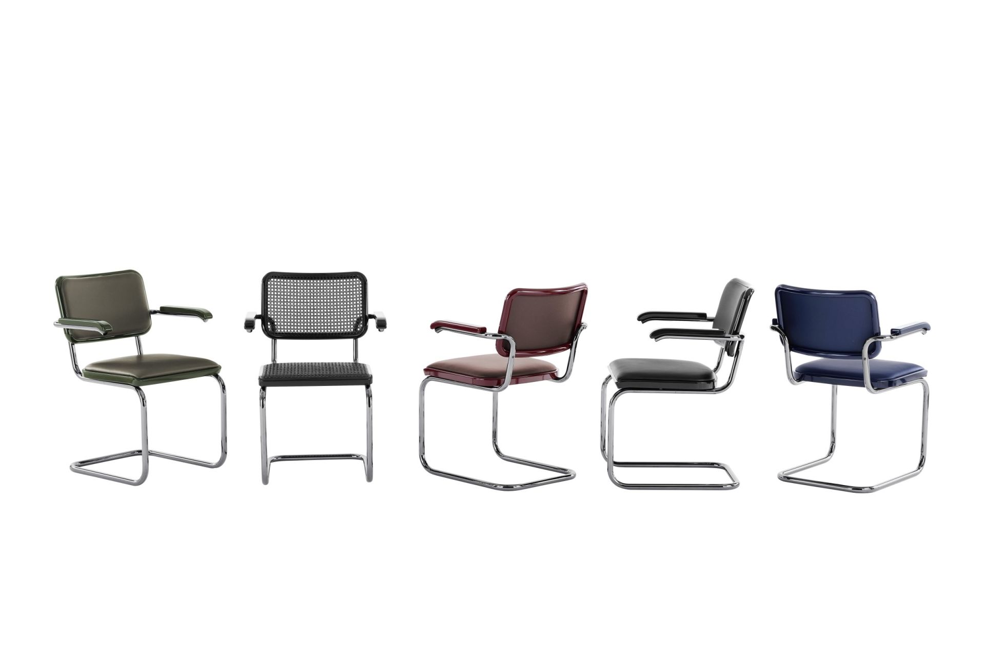 JS. Thonet by Jil Sander S 64 V / S64V Freischwinger Thonet 