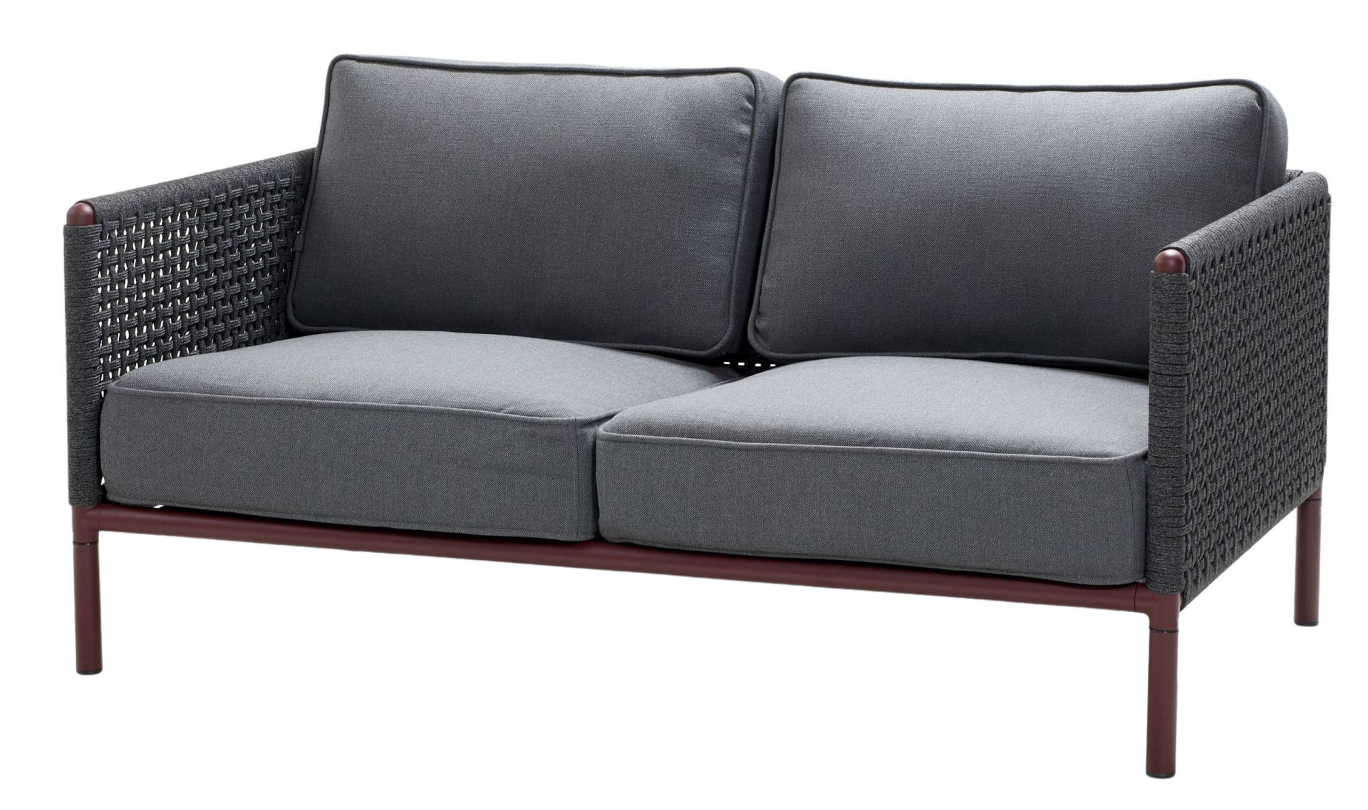Encore 2-Sitzer Sofa Bordeaux inkl. AirTouch Kissen Cane Line