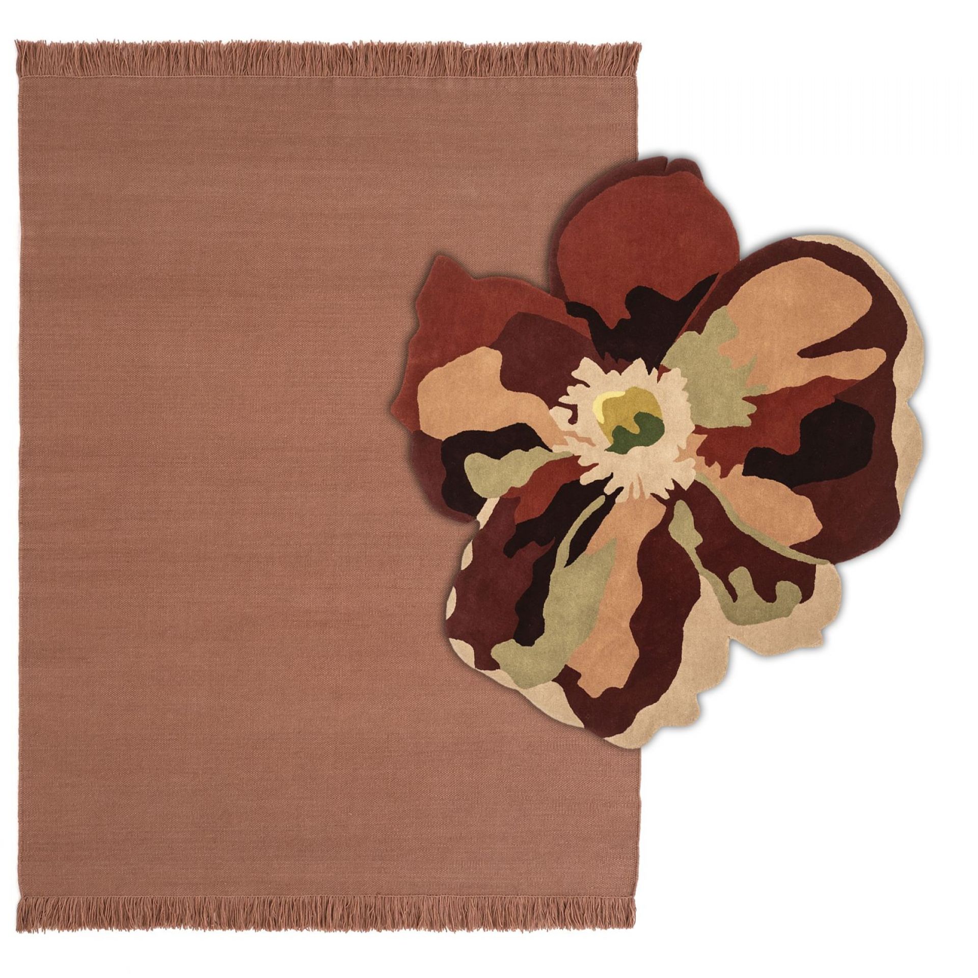 Flora Bloom 2 Teppich 170x150 cm Nanimarquina