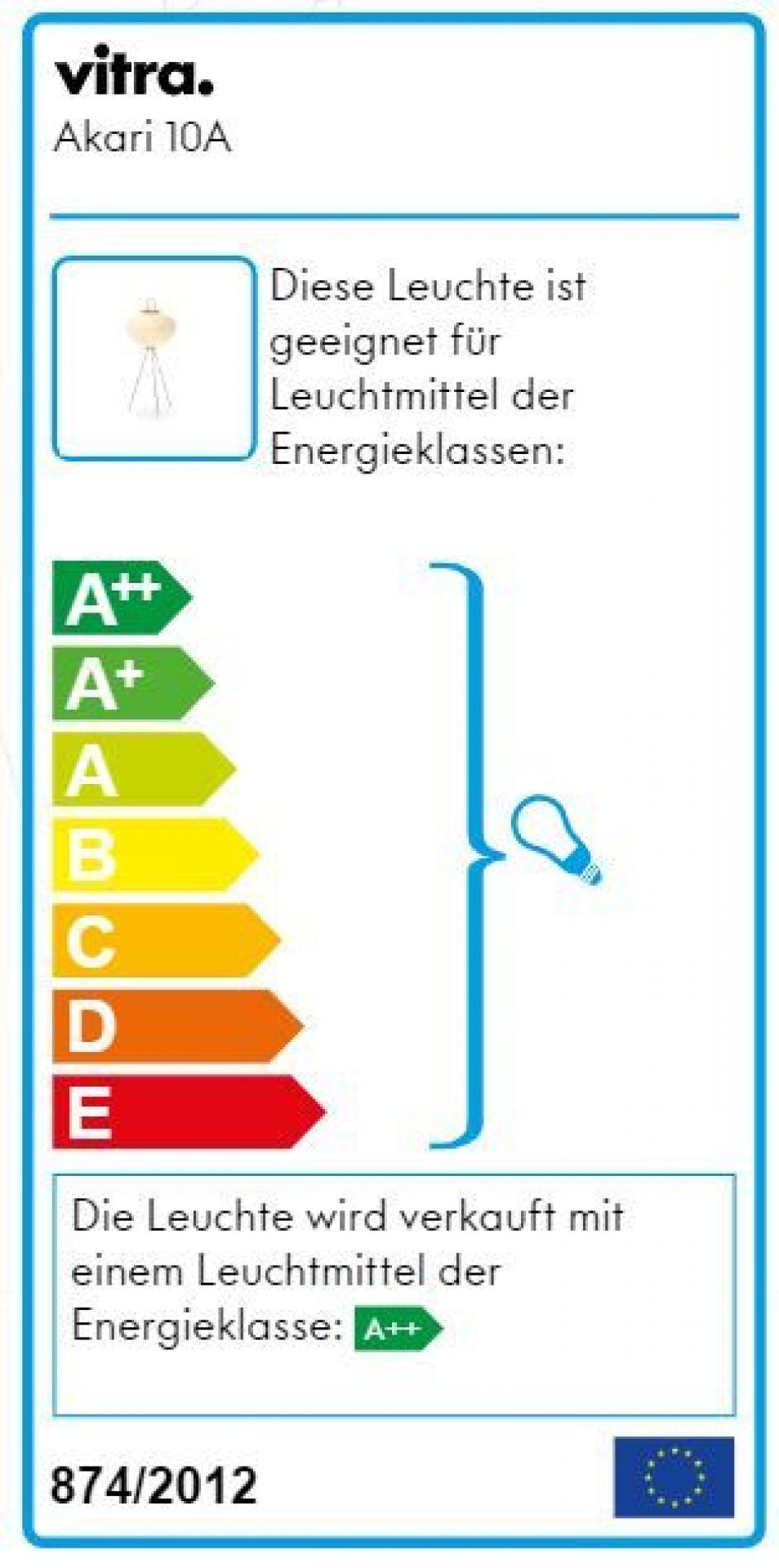 Akari Tischleuchte 3A Vitra