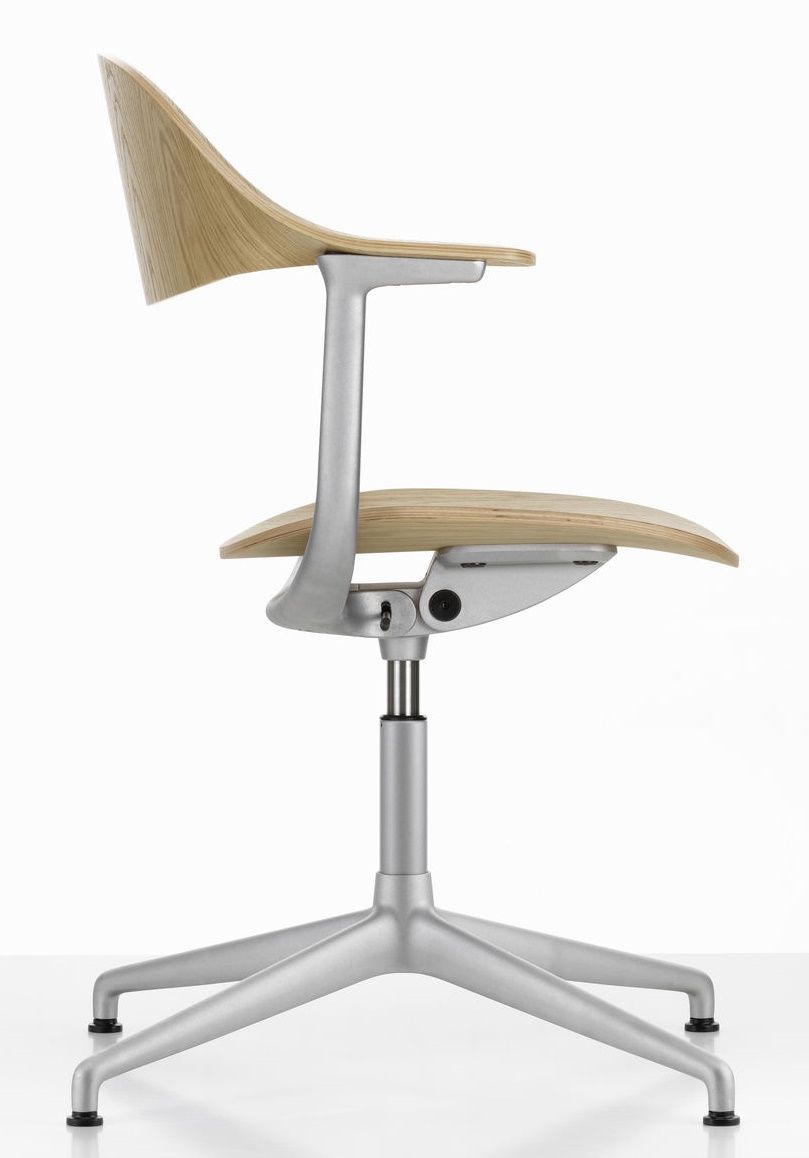 Mynt Rücken und Sitz Plywood Bürodrehstuhl Vitra