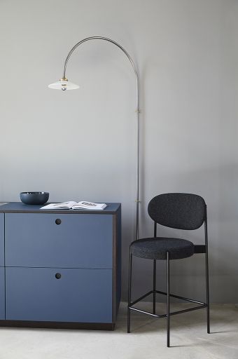 Series 430 Bar Stool Barhocker 75 cm SCHWARZ / REMIX 123 Verpan EINZELSTÜCK