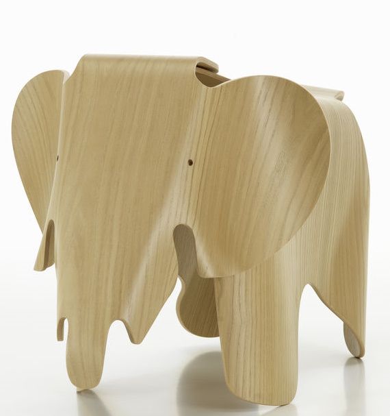 Eames Elephant Plywood Hocker Vitra NEUE VERSION