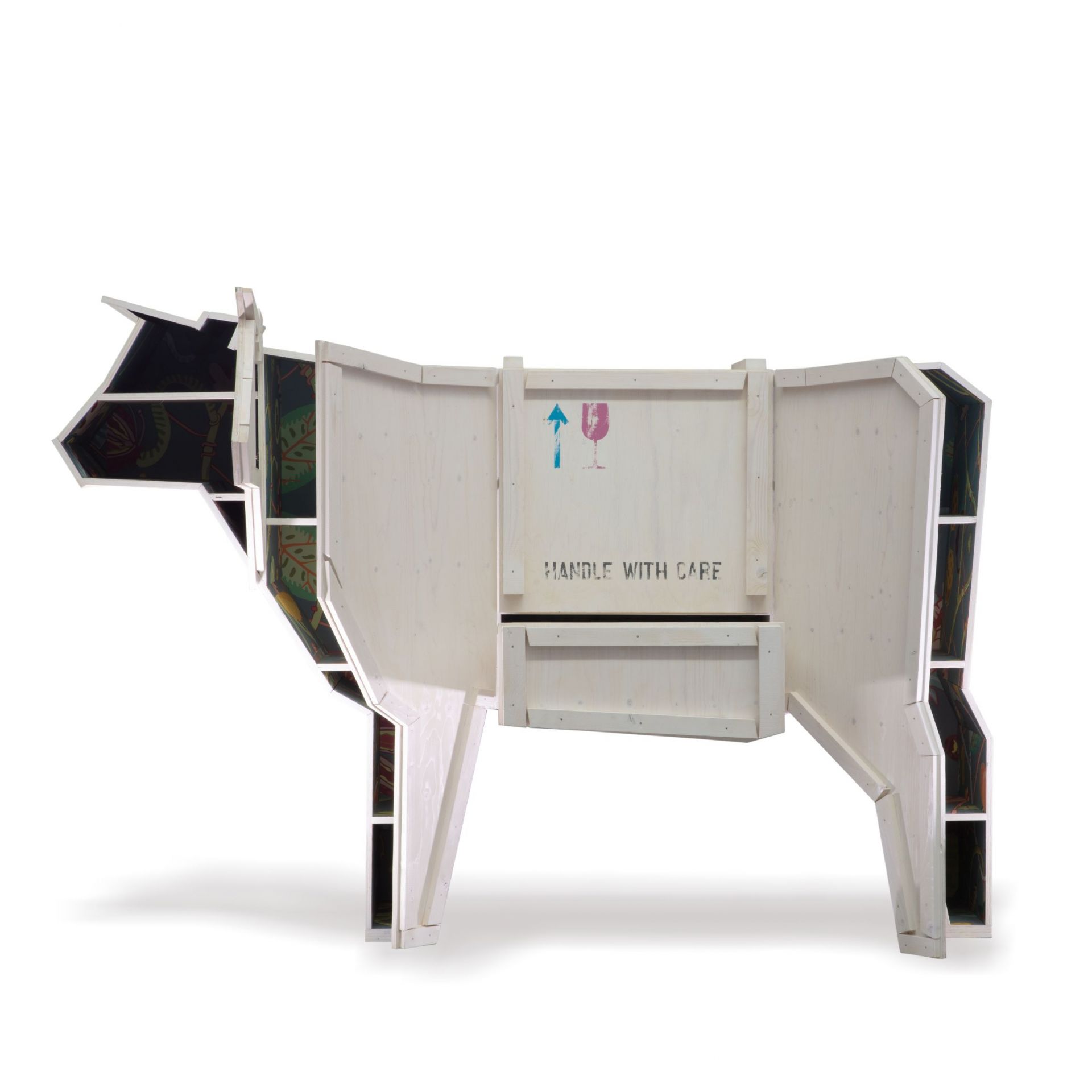 Sending Animals 2.0 Cow Schrank weiss Seletti