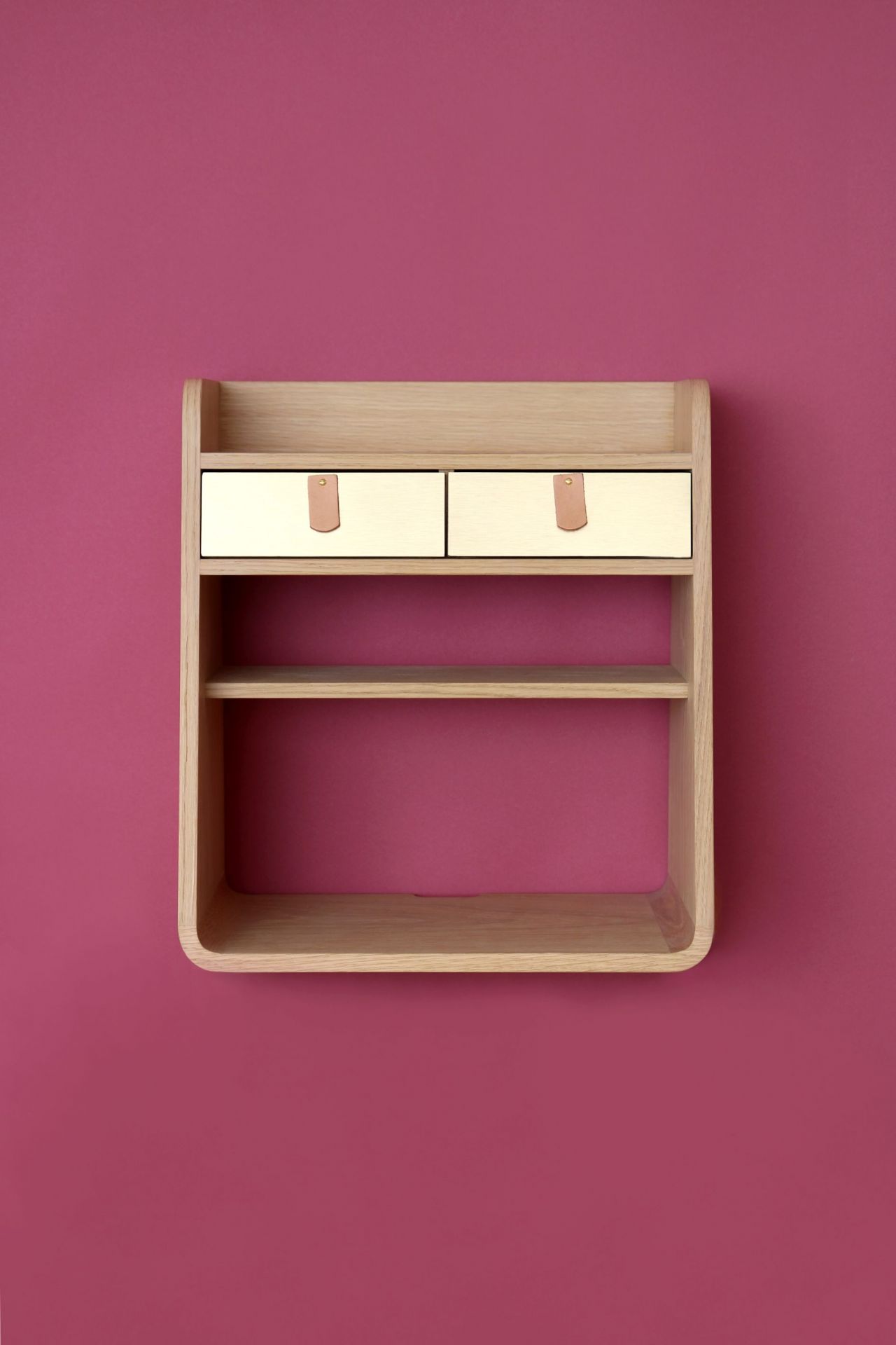 Suzon Wandschrank Eiche-weiß Hartô