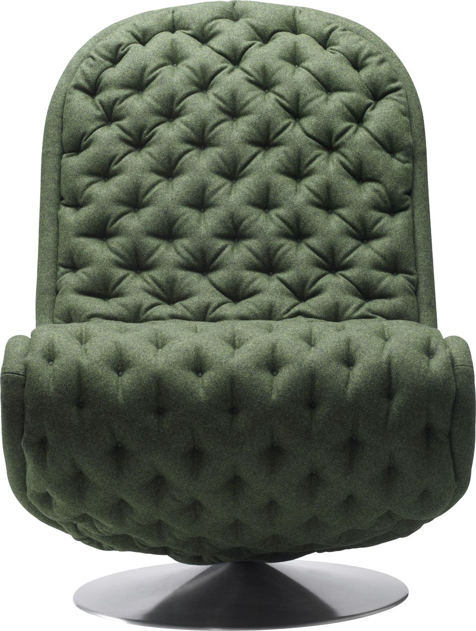 System 1-2-3 Lounge Deluxe Runder Fuß Sessel Verpan