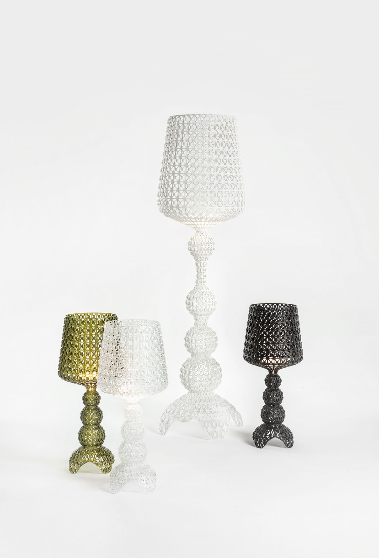 Mini Kabuki Tischleuchte glasklar Kartell