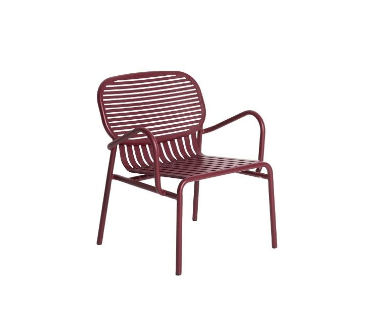 Week-End Garden Armchair Sessel Petite Friture Burgundy Week-End Garden Armchair Sessel Petite Friture Burgundy