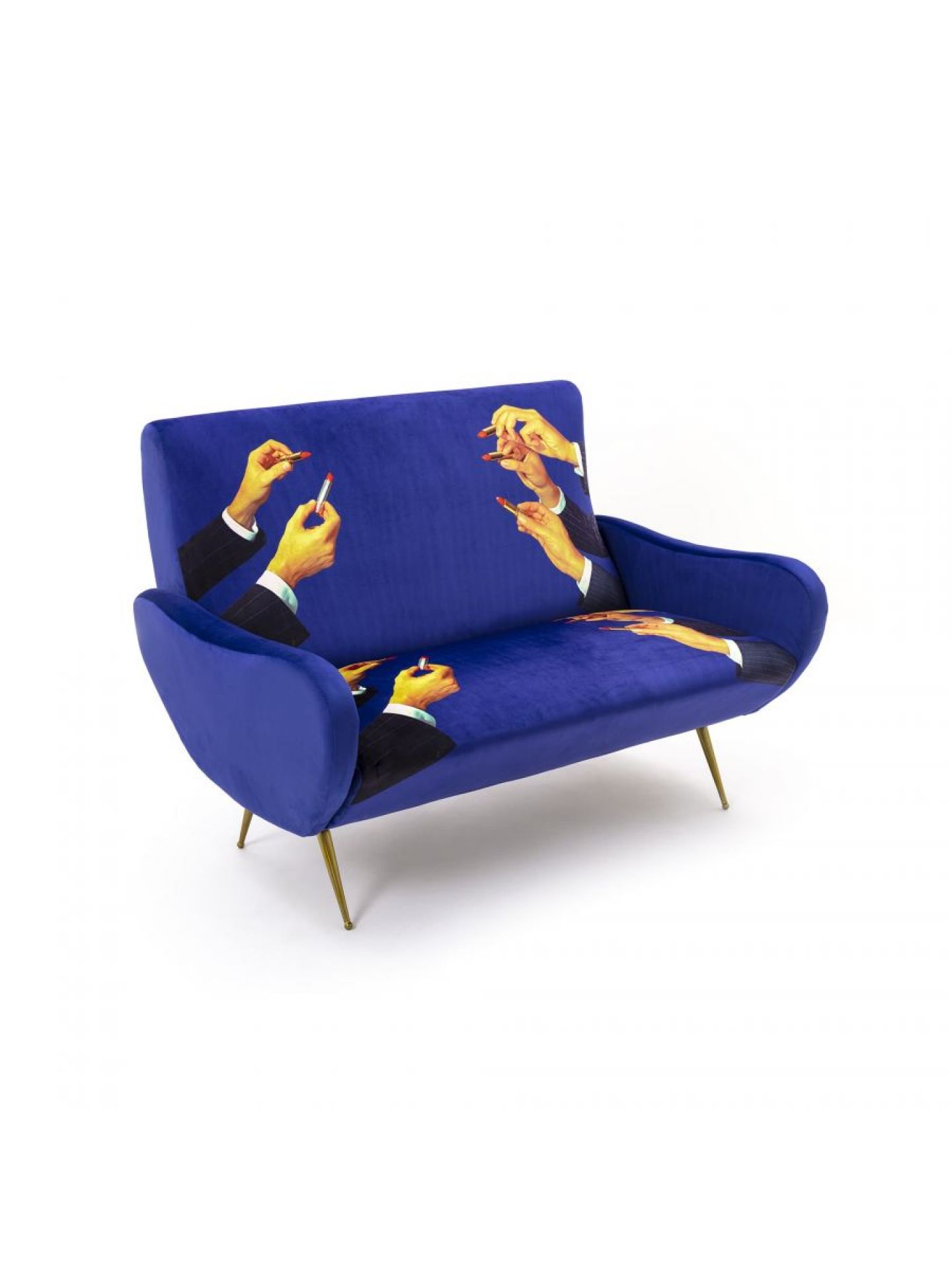 Toiletpaper 2-Sitzer-Sofa Lipsticks Seletti