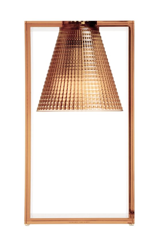 Light-Air Tischlampe durchsichtig Rosa Kartell