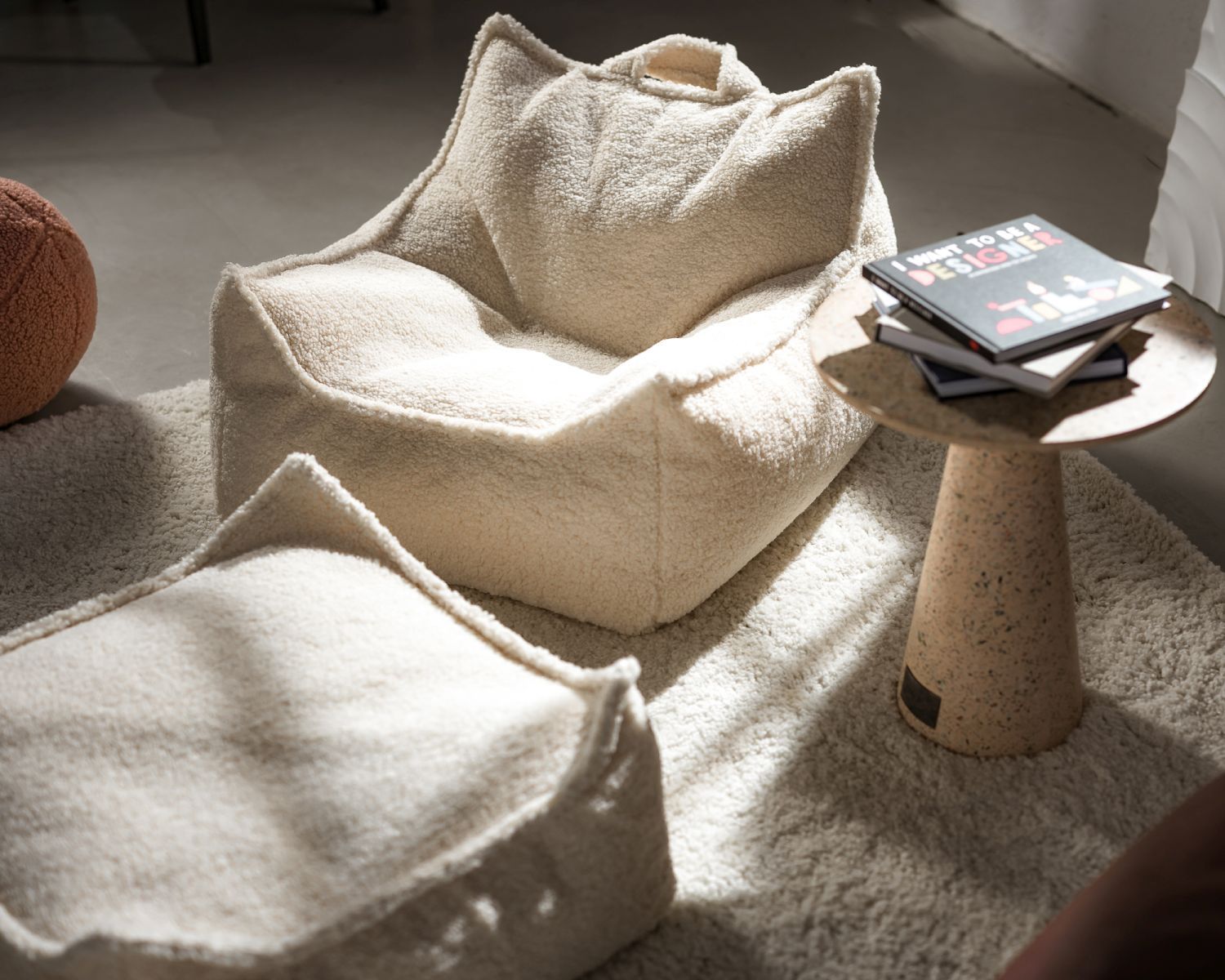 Sitzsack Sessel Teddystoff Wigiwama