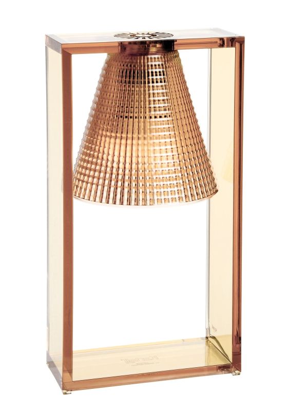 Light-Air Tischlampe durchsichtig Rosa Kartell