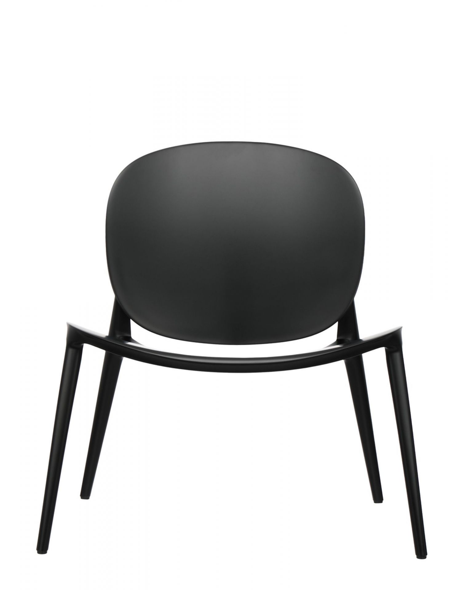 Be Bop Outdoorsessel Kartell Schwarz