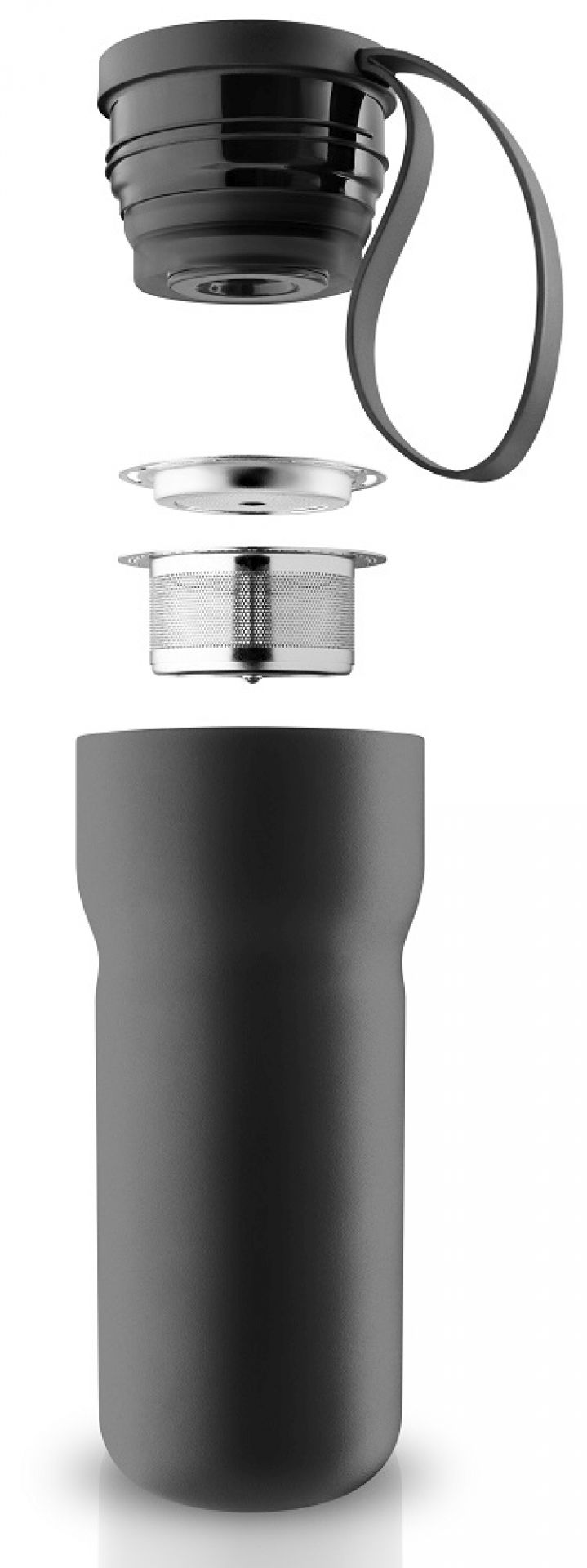 Nordic Kitchen Thermo tea mug Thermo-Teebecher mit Teefilter Schwarz Eva Solo EINZELSTÜCK