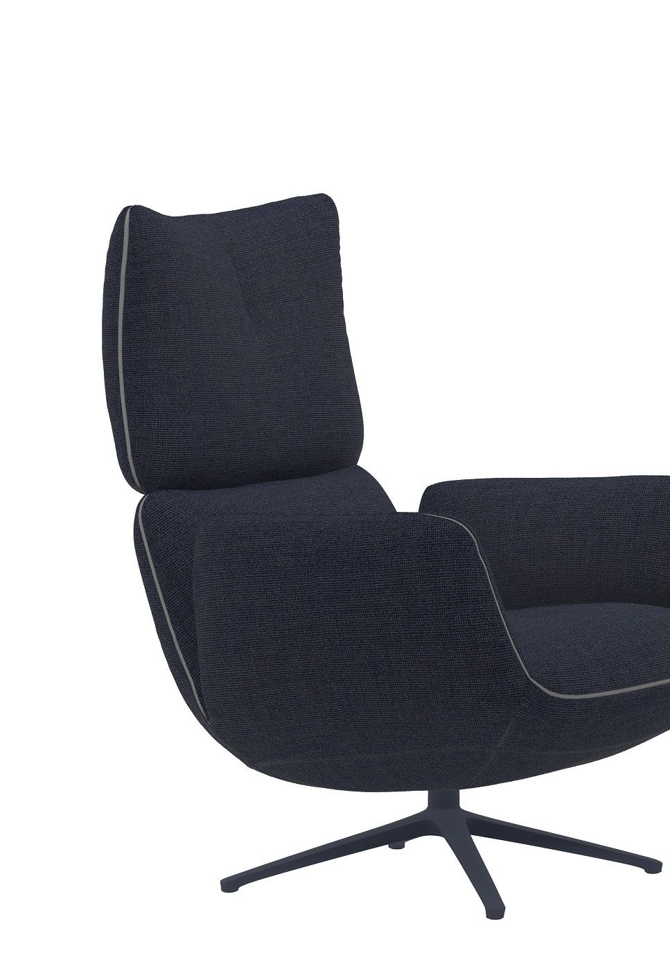 Jalis Lounge Drehsessel mit Kippmechanik 4-Fuß Elektrisch verstellbar Cor