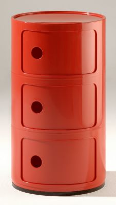 Componibili 4967 3-er Element Kartell-rot