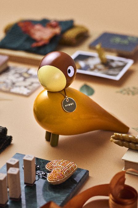 Story Bird Cosy Vogel-Holzfigur Kay Bojesen