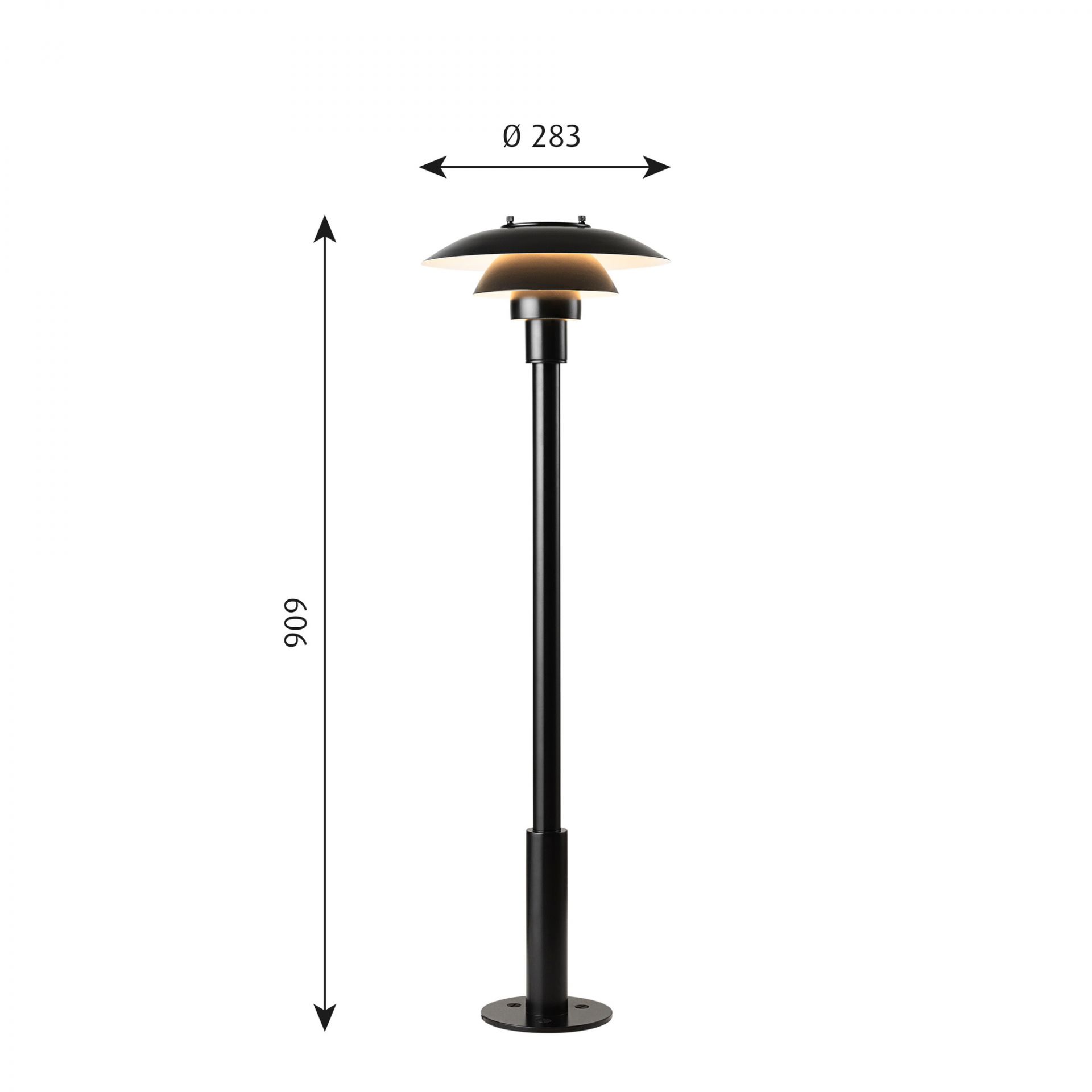 PH 3 - 2 1/2 Bollard outdoor Pollerleuchte Louis Poulsen