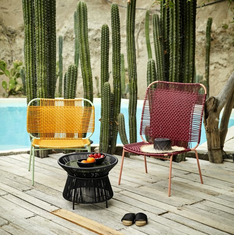 Cielo Lounge Chair High Lounge Stuhl hoch Outdoor ames