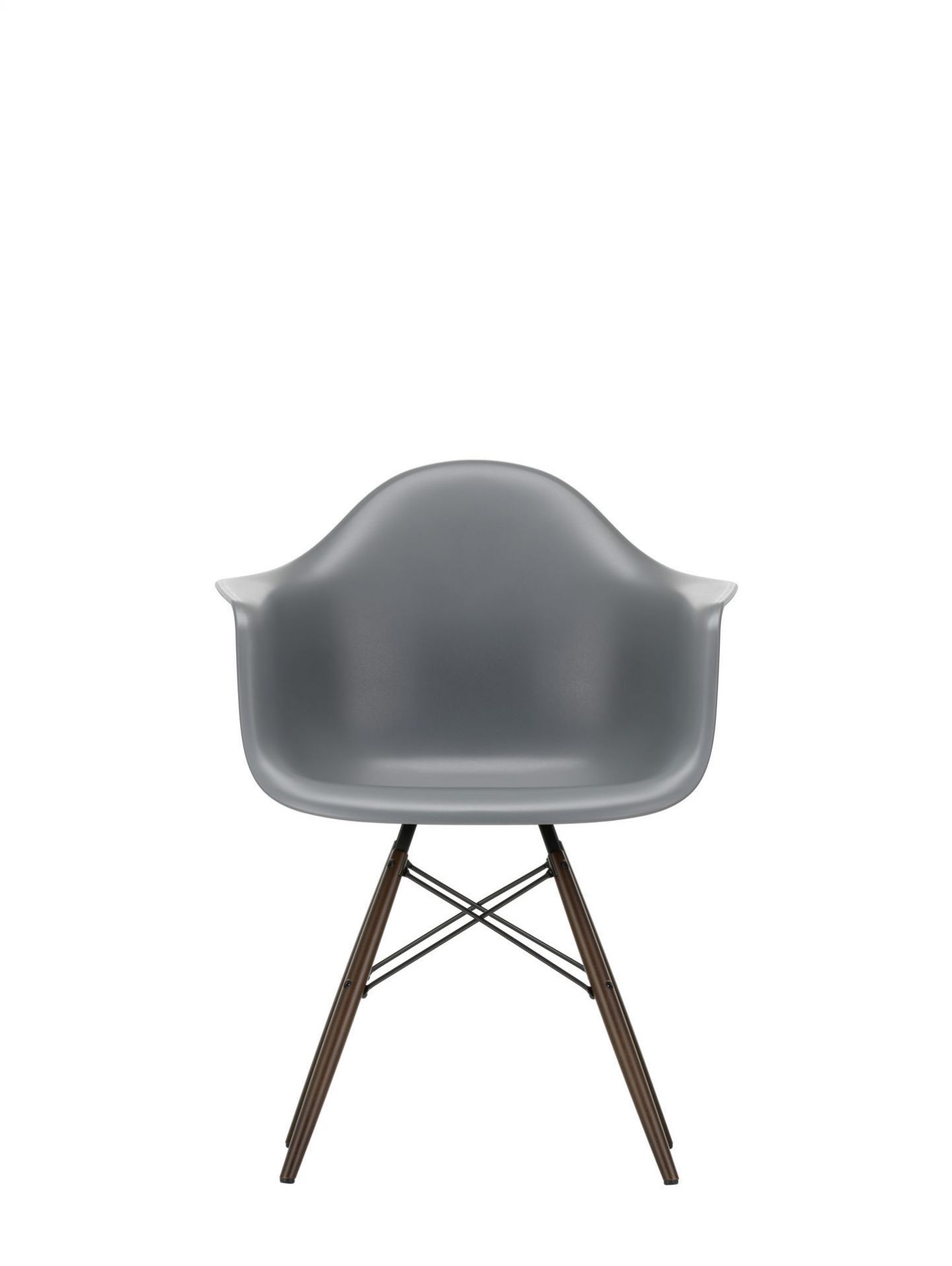 Eames Plastic Arm Chair DAW Stuhl Vitra Ahorn dunkel - Forest