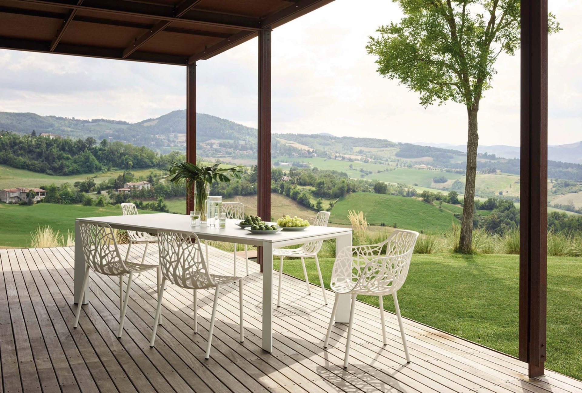 Forest Outdoor Stuhl Fast weiß