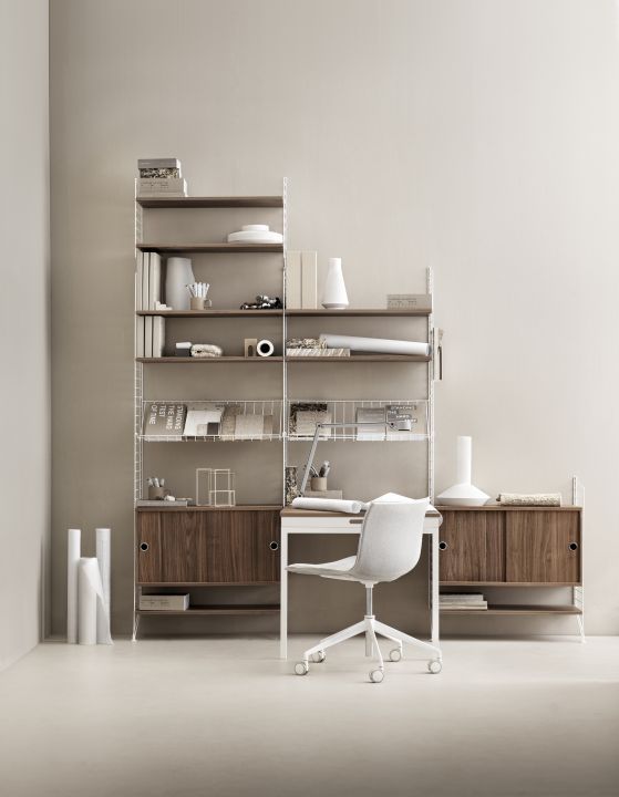 Einzelteil Zeitschriftenablage Metall String Furniture  