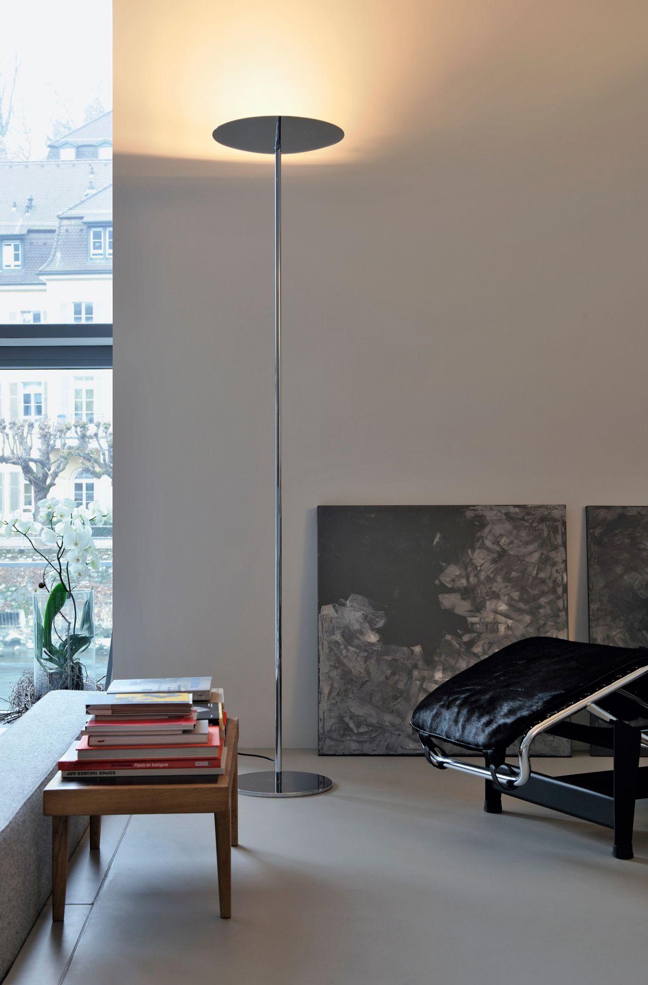 Classic LED Stehleuchte Belux Schwarz