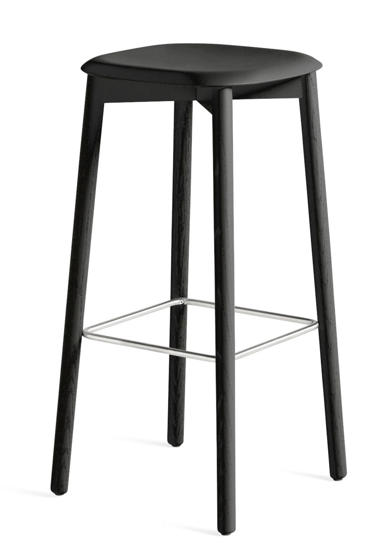 Soft Edge 82 High Barhocker Hay Eiche schwarz gebeizt Soft Edge 82 High Barhocker Hay Eiche schwarz gebeizt
